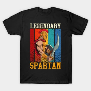 Vintage Legendary Spartan Aesthetic T-Shirt